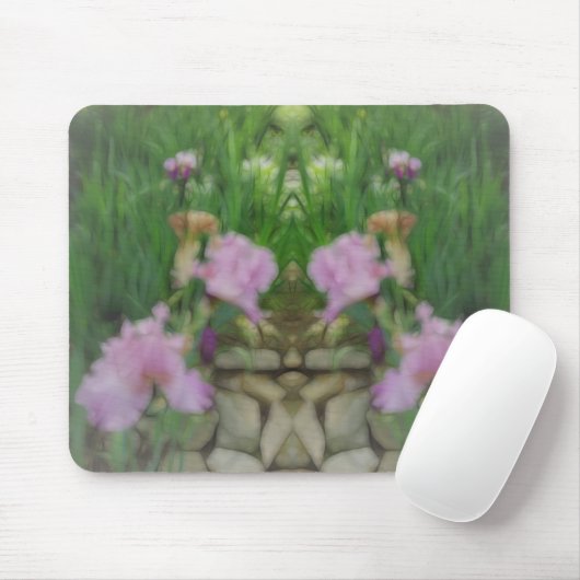 Tapis De Souris Surreal Fantasy Iris Floral Path (Avec souris)