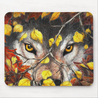 Tapis De Souris Surveillance Mousepad d'automne