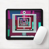 Tapis De Souris Surveiller les réflexions Mousepad (Avec souris)