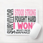 Tapis De Souris Survivant 4 de cancer du sein (Avec souris)
