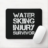 Tapis De Souris survivant de blessure de ski nautique (Avec souris)