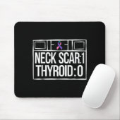 Tapis De Souris Survivant de l'ablation de la thyroïde battant la (Avec souris)