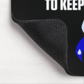 Tapis De Souris Survivant de l'hydrocéphalie Prendre conscience Gu (Coin)