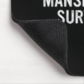 Tapis De Souris Survivant de Mansplainer Drôle Design Simple (Coin)