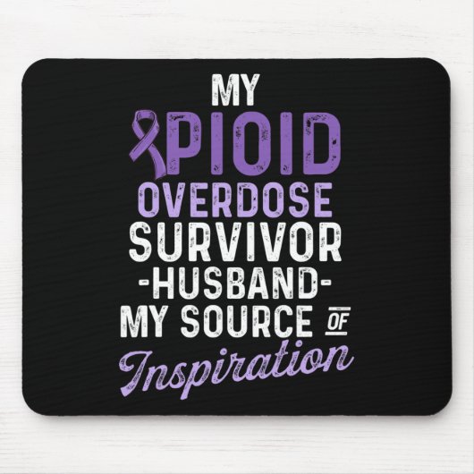 Tapis De Souris Survivant du guerrier de sensibilisation à la surd (Devant)