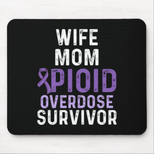 Tapis De Souris Survivant du guerrier de sensibilisation à la surd