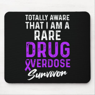 Tapis De Souris Survivant du guerrier de sensibilisation à la surd