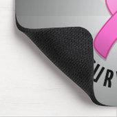 Tapis De Souris Survivant Mousepad de cancer du sein (Coin)