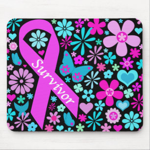 Tapis De Souris Survivant Mousepad de cancer du sein