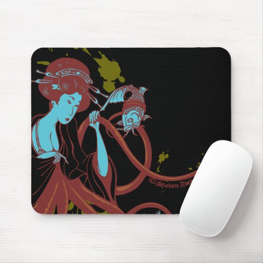 Tapis De Souris Sushi de céphalopode (Avec souris)