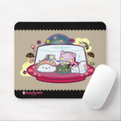 Tapis De Souris Sushi de Kawaii attaqués ! (Avec souris)
