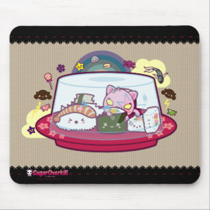Tapis De Souris Sushi de Kawaii attaqués !