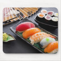 Sushi et petits pains