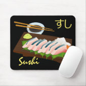 Tapis De Souris Sushi Mousepad (Avec souris)