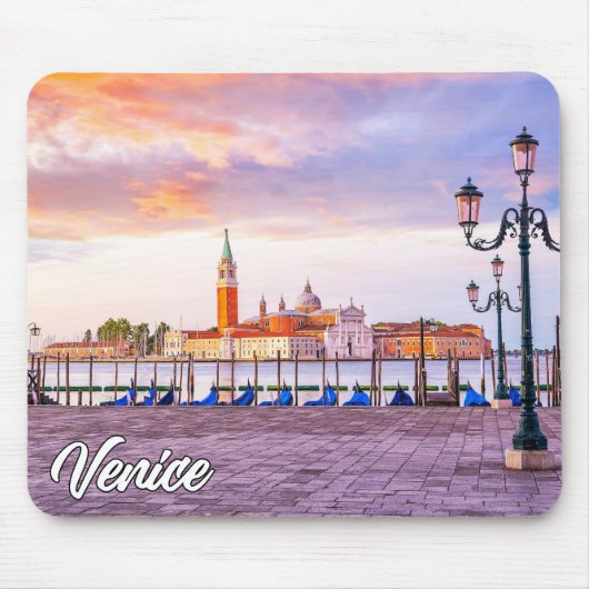 Tapis De Souris Suunset Over Venice, Italie (Devant)