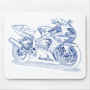 Tapis De Souris Suz GSXR750 2000-03