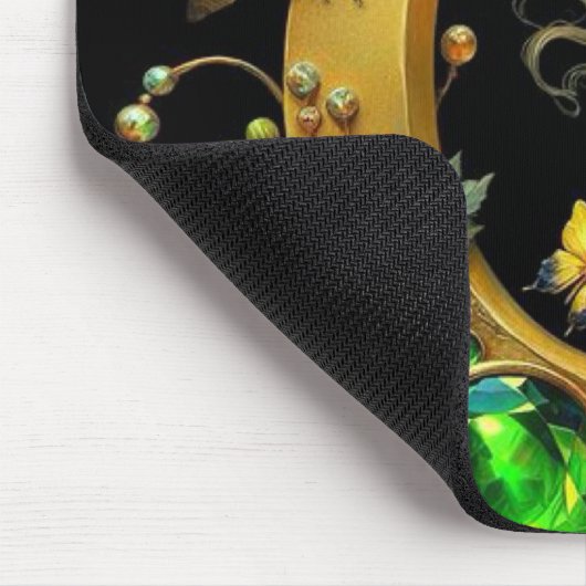 Tapis De Souris SUZI ~ Fée teintée verte ~ Mousepad (Coin)