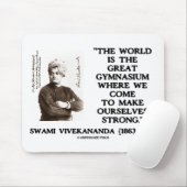 Tapis De Souris Swami Vivekananda Monde Grand Gymnase Fort (Avec souris)