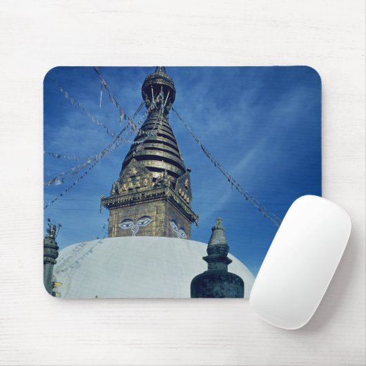 Tapis De Souris Swamyambunath Stupa (Avec souris)