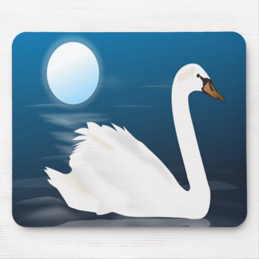 TAPIS DE SOURIS SWAN BLANC (Devant)