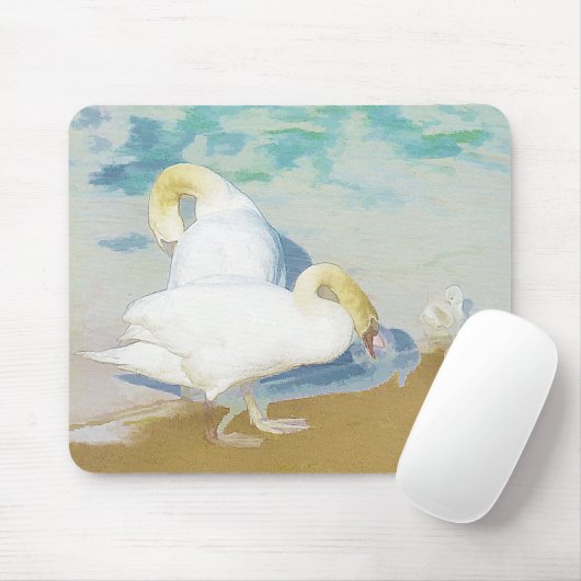 TAPIS DE SOURIS SWANS (Avec souris)