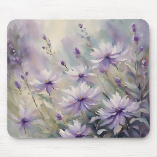 Tapis De Souris Sweet and Romantic Purple Flowers (Devant)