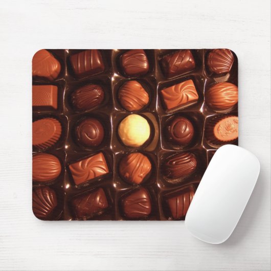 Tapis De Souris Sweet Delights Chocolate Pattern Mouse Pad (Avec souris)