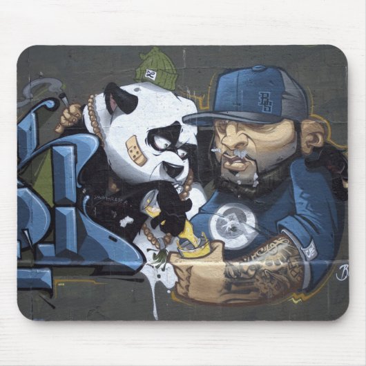 Tapis De Souris Sweet Sad Panda A Trouvé Un Buddy (Devant)