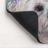 TAPIS DE SOURIS SWEET WHITE YORKIE (Coin)