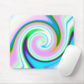 Tapis De Souris Swirl Pastel (Avec souris)