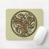 Tapis De Souris Symbole 3 Chien Celtique irlandais Mousepad (Avec souris)