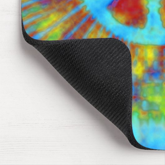 Tapis De Souris SYMBOLE Abstrait DE Cravate Psychédélique-Dye DE L (Coin)