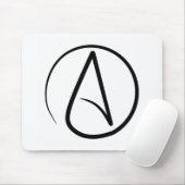 Tapis De Souris Symbole athée Mousepad (Avec souris)