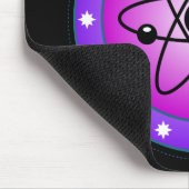 Tapis De Souris Symbole atomique sur un arrière - plan rose (Coin)