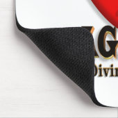 Tapis De Souris Symbole cardiaque Agape de l'amour divin de Dieu (Coin)