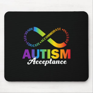 Tapis De Souris Symbole d'acceptation de la sensibilisation sur l'
