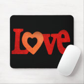Tapis De Souris Symbole d'amour (Avec souris)