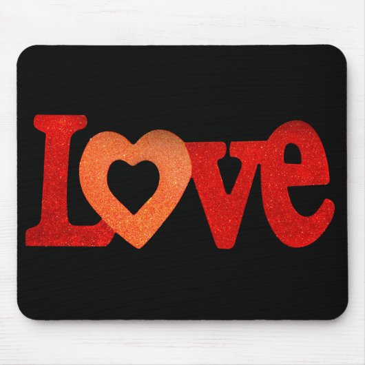 Tapis De Souris Symbole d'amour (Devant)