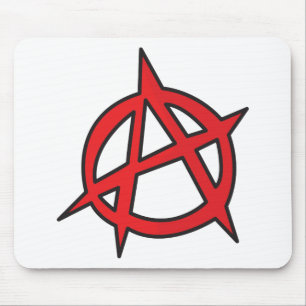Tapis De Souris Symbole d'anarchie