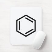 TAPIS DE SOURIS SYMBOLE D'ANNEAU BENZENE (Avec souris)