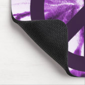 Tapis De Souris Symbole de Cravate-teinture pourpre avec la paix (Coin)