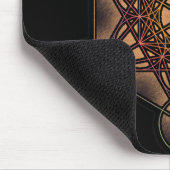 Tapis De Souris Symbole de géométrie sacrée du cube de Metatron (Coin)