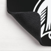 Tapis De Souris Symbole de hibou blanc (Coin)
