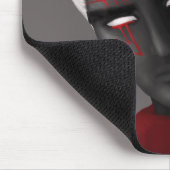 Tapis De Souris Symbole de l'Assistant foncé Yeux blancs et tatoua (Coin)