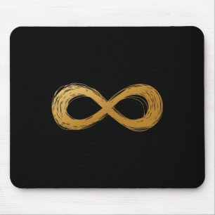 Tapis De Souris Symbole de neurodiversité Golden Infinity - Autism