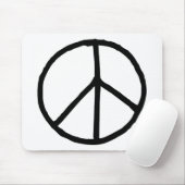 Tapis De Souris Symbole de paix (Avec souris)
