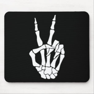 Tapis De Souris SYMBOLE DE PAIX Halloween OS Pocket Squelette