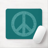 Tapis De Souris Symbole de paix Scribble Stenciled (Avec souris)