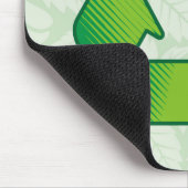 Tapis De Souris Symbole de recyclage (Coin)