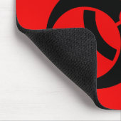Tapis De Souris Symbole de risque biologique (Coin)